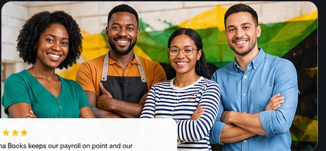 Jamaican business owners using FedhaBooks